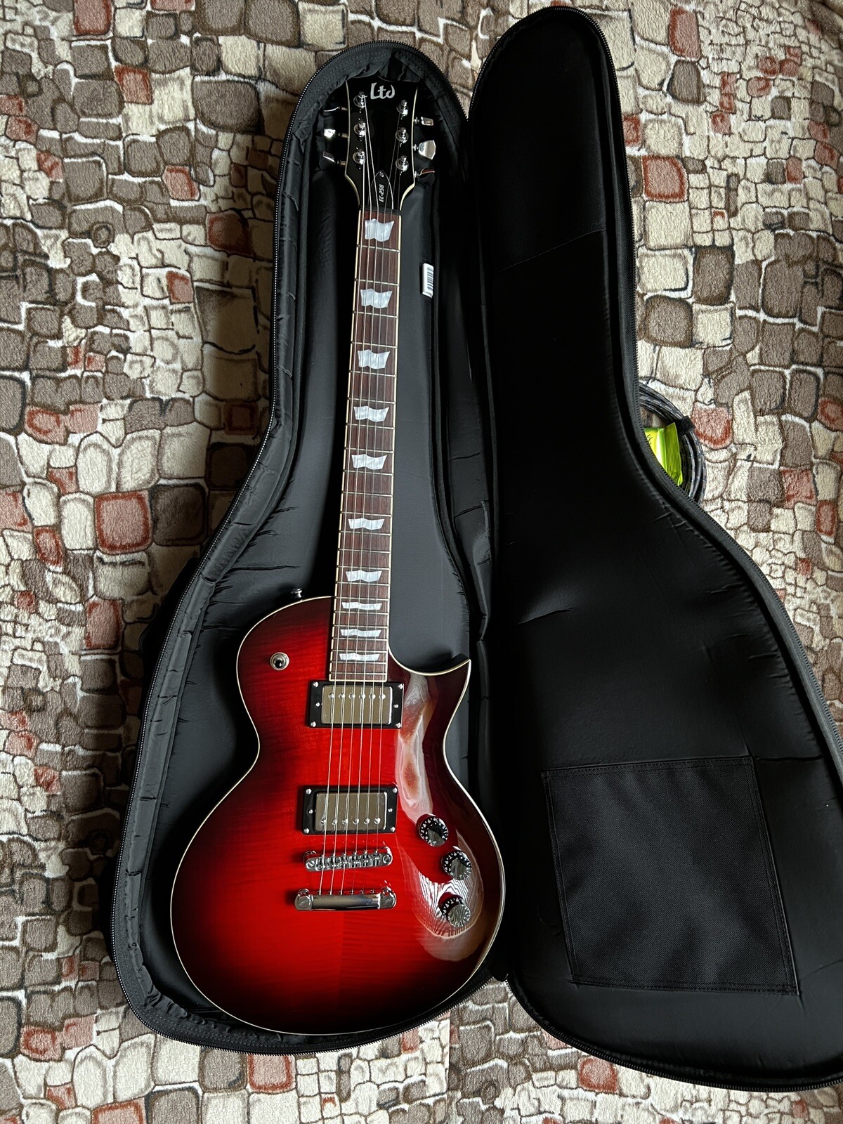 ESP LTD EC-256FM Electric Guitar See-Thru Black Cherry Sunburst