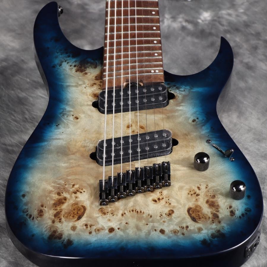 Ibanez RGMS8PB-CBS (Cosmic Blue Starburst)