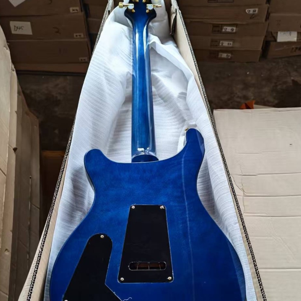Custom 22 Private Stock 30th Anniv. Dragon Blue Electric Guitar Gold Hardware