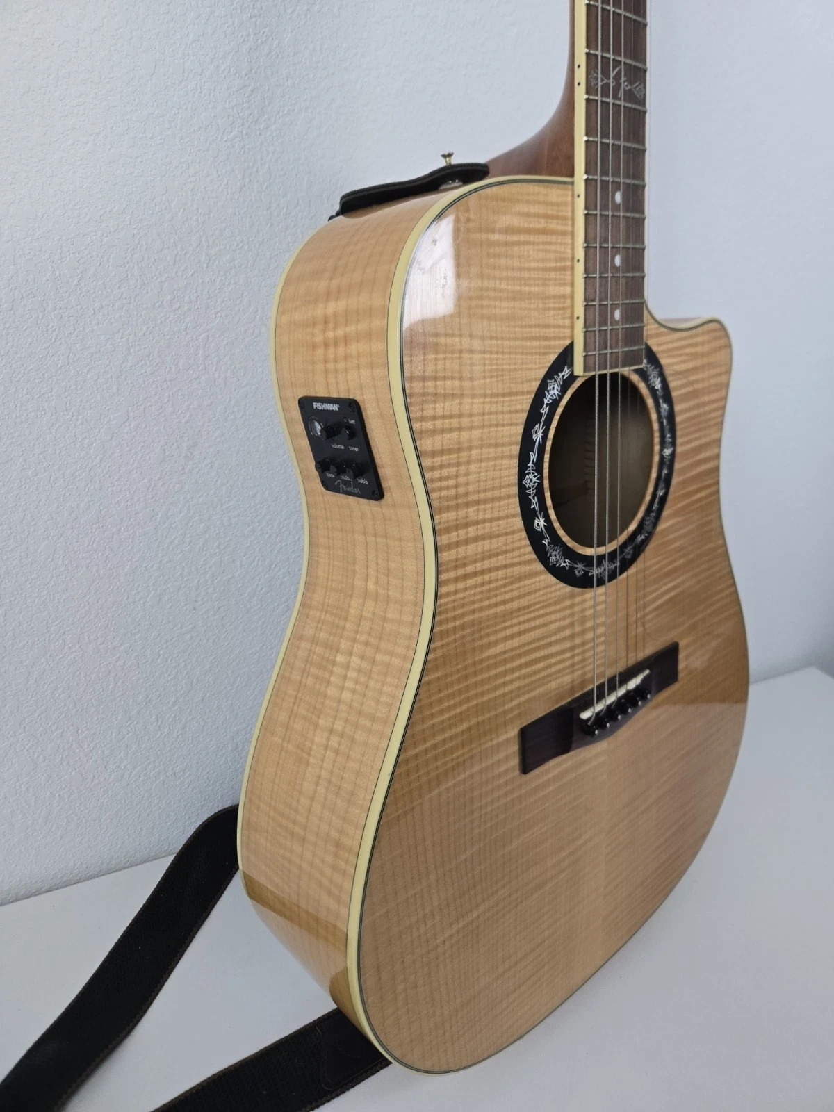 Fender California Series T-Bucket 400CE All Exotic FM Flame Tiger Eye
