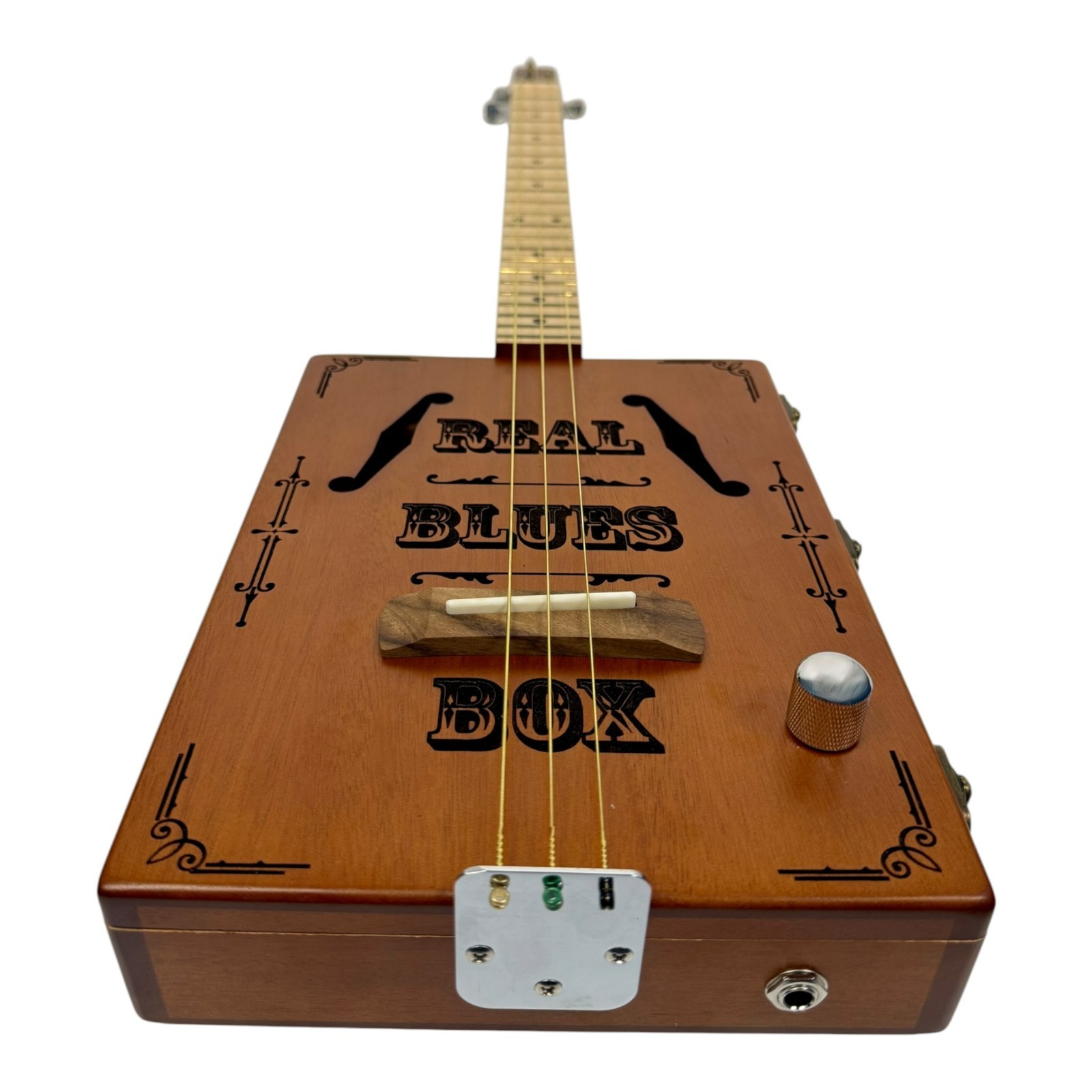Haze Mahogany Cigar Box Guitar – Natural X1 DIY kits
