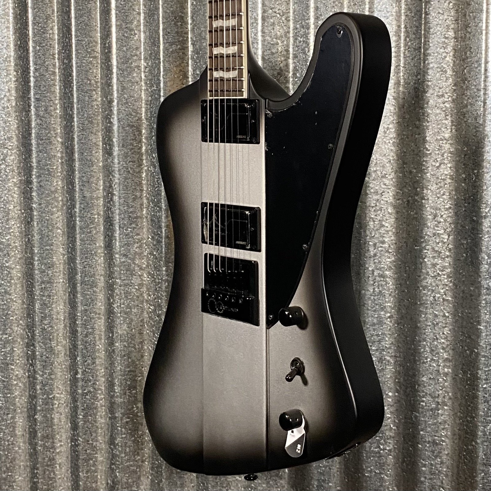 ESP LTD Phoenix-1000 Evertune Silver Burst Satin Guitar PHOENIX1000ETSSBS…