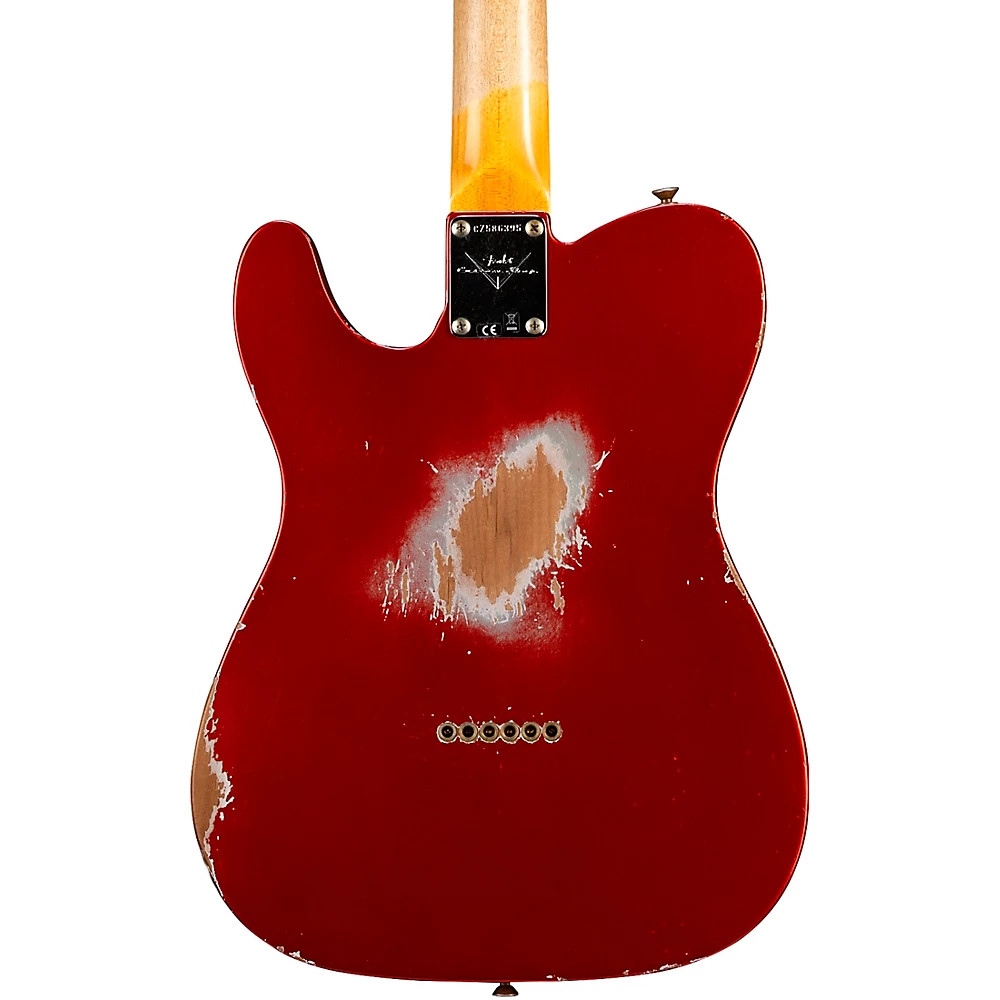 Fender Custom Shop 61 Telecaster Heavy Relic Guitar Faded Aged Candy Apple Red