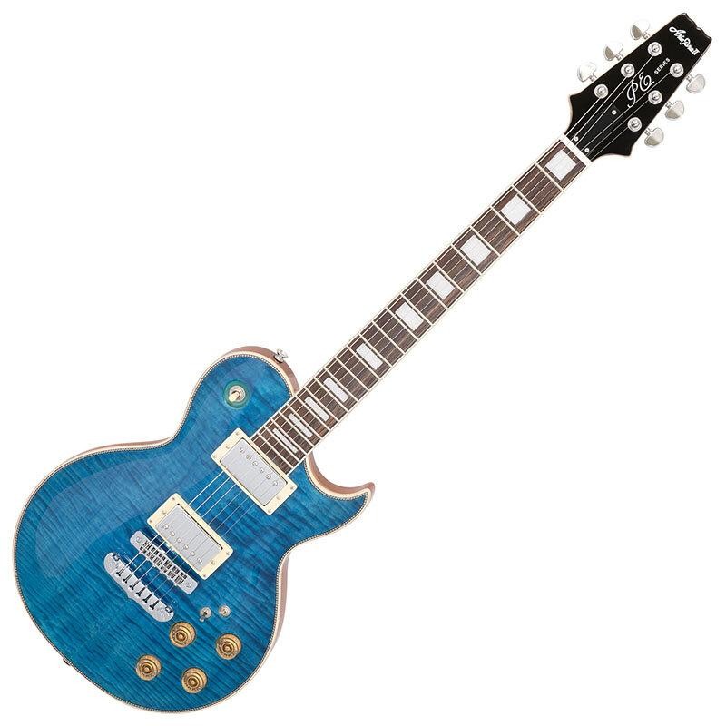 AriaProII PE-700 SBL See-through Blue Aria See-through Blue Les Paul Type