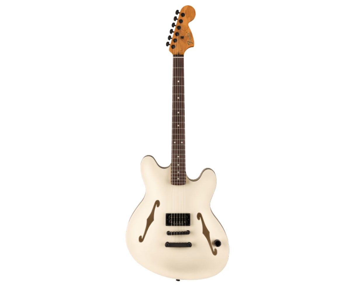 Used Fender Tom DeLonge Signature Starcaster – Satin Olympic White