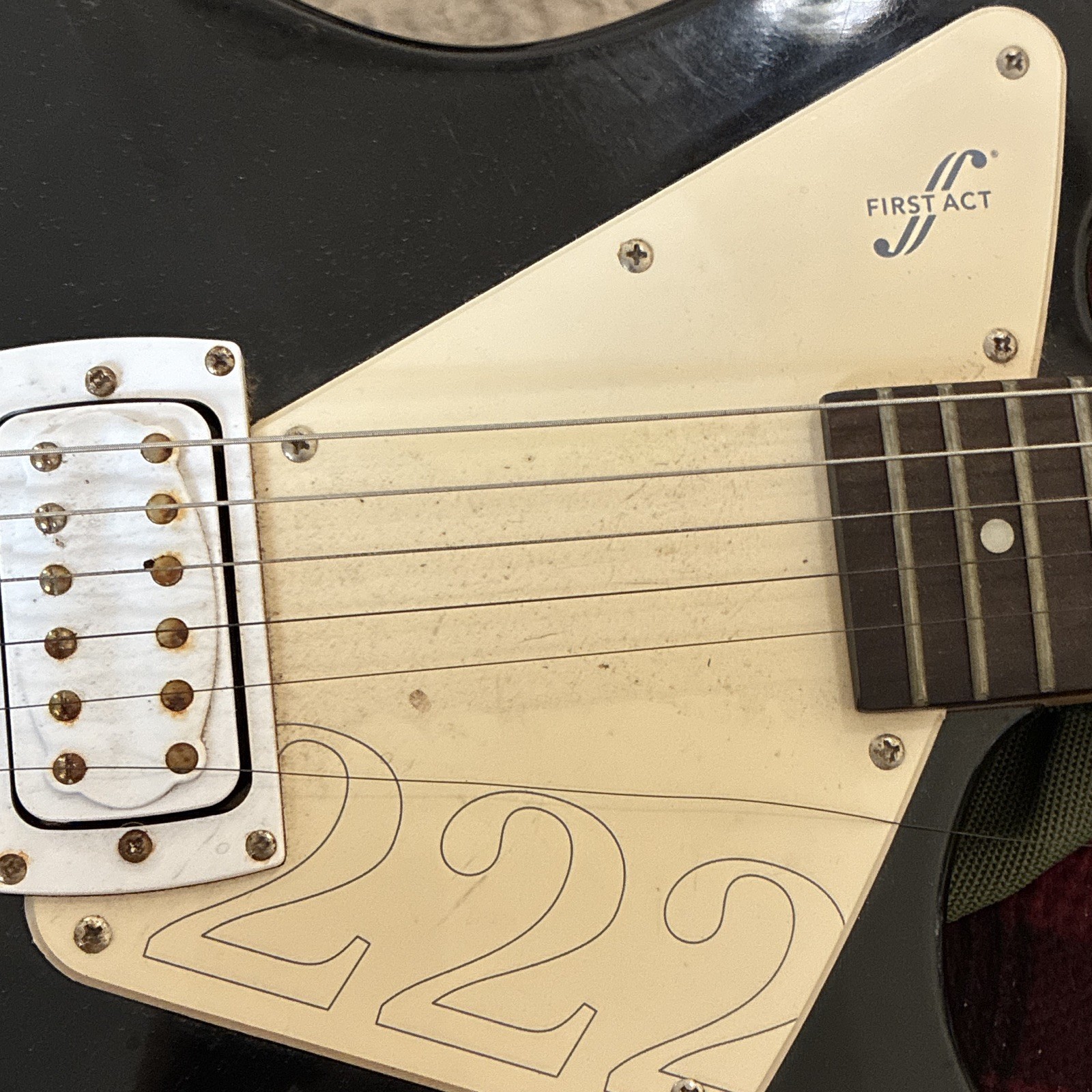 First Act 222 Elec Guitar, 50 Watt Marshall Amp,stand, case, strap, strings,pick