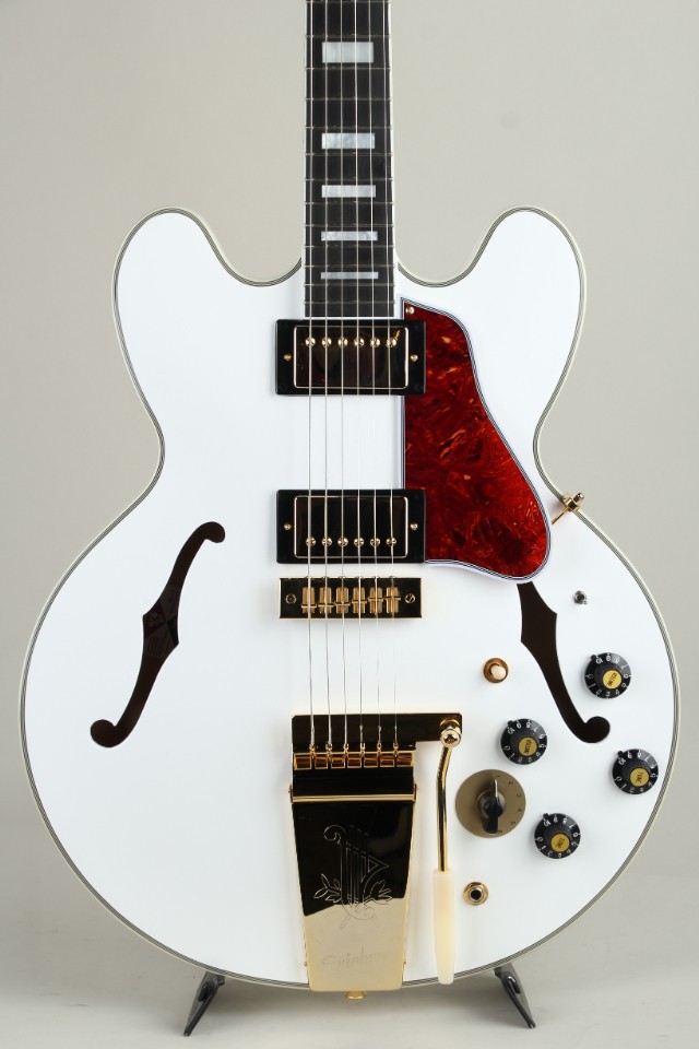 Epiphone Inspired by Gibson Custom Alex Lifeson 1976 ES-355 Reissue Alpine White