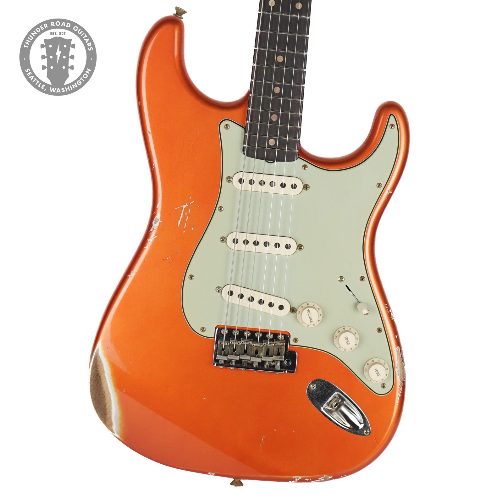 New Fender Custom Shop 1960 Stratocaster Relic Candy Tangerine NAMM 2026