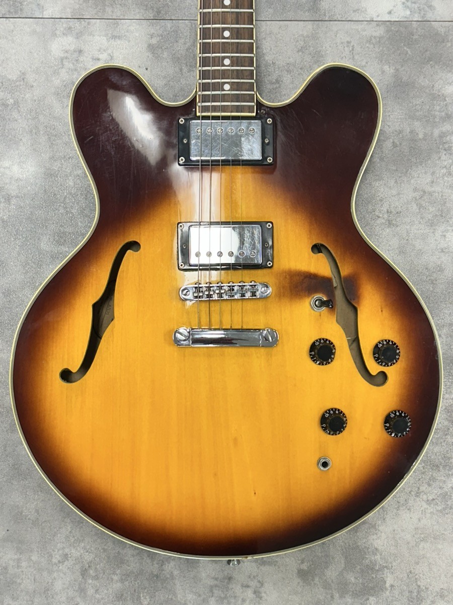 Arbor AJ-135 Semi-Hollow Body Sunburst Electric Guitar “ES335 Style” (PD1120789)