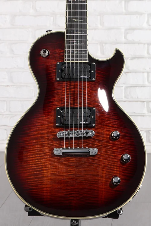 Schecter Solo-II Supreme Electric Guitar – Cat’s Eye Black Burst