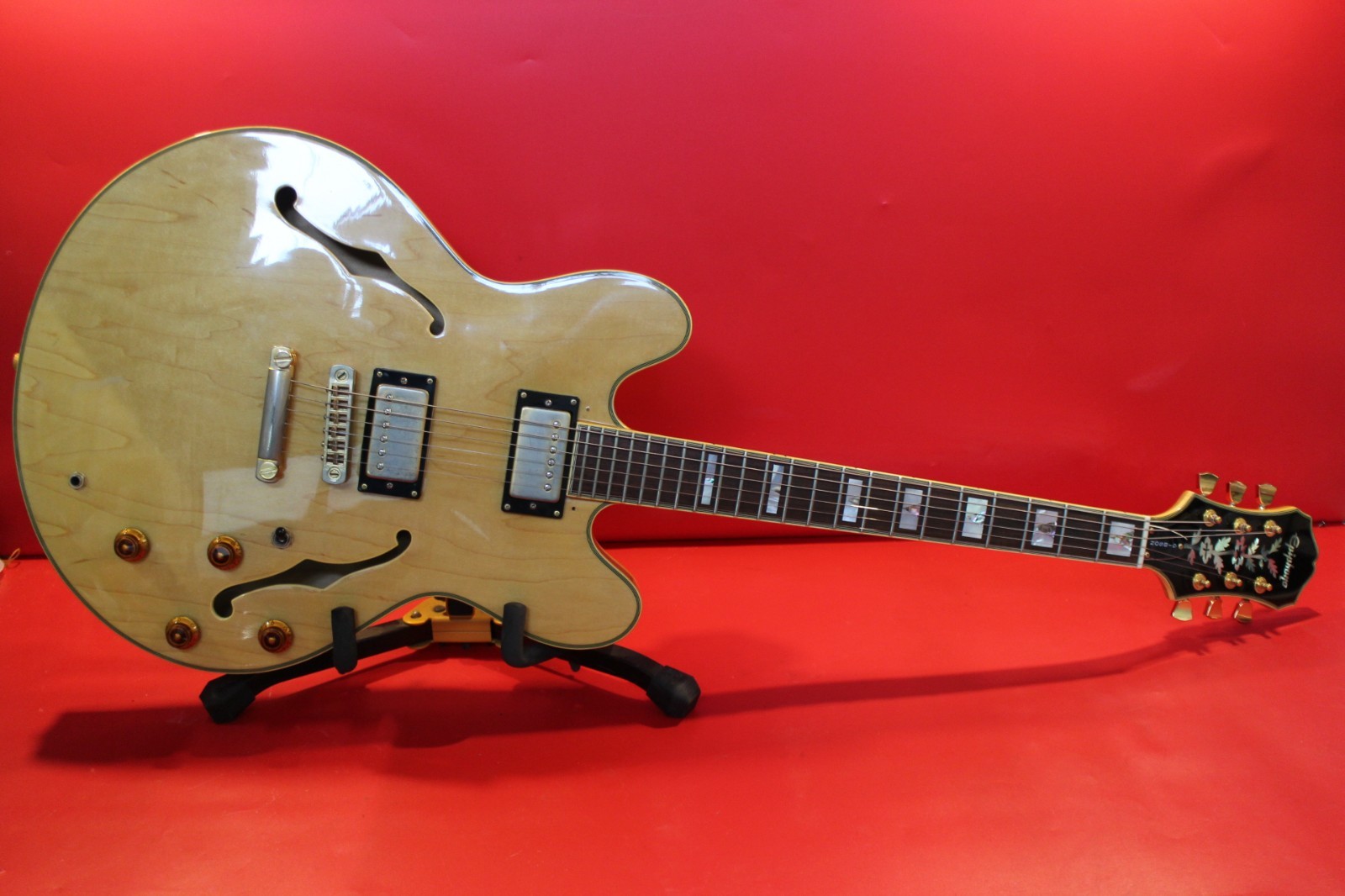 USED Epiphone Sheraton Natural Electric Guitar GT420 260306