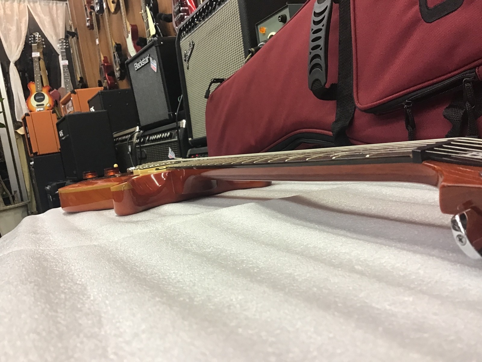 Paul Reed Smith(PRS) SE SANTANA Orange Used 2010 Mahogany Neck w/Soft Case