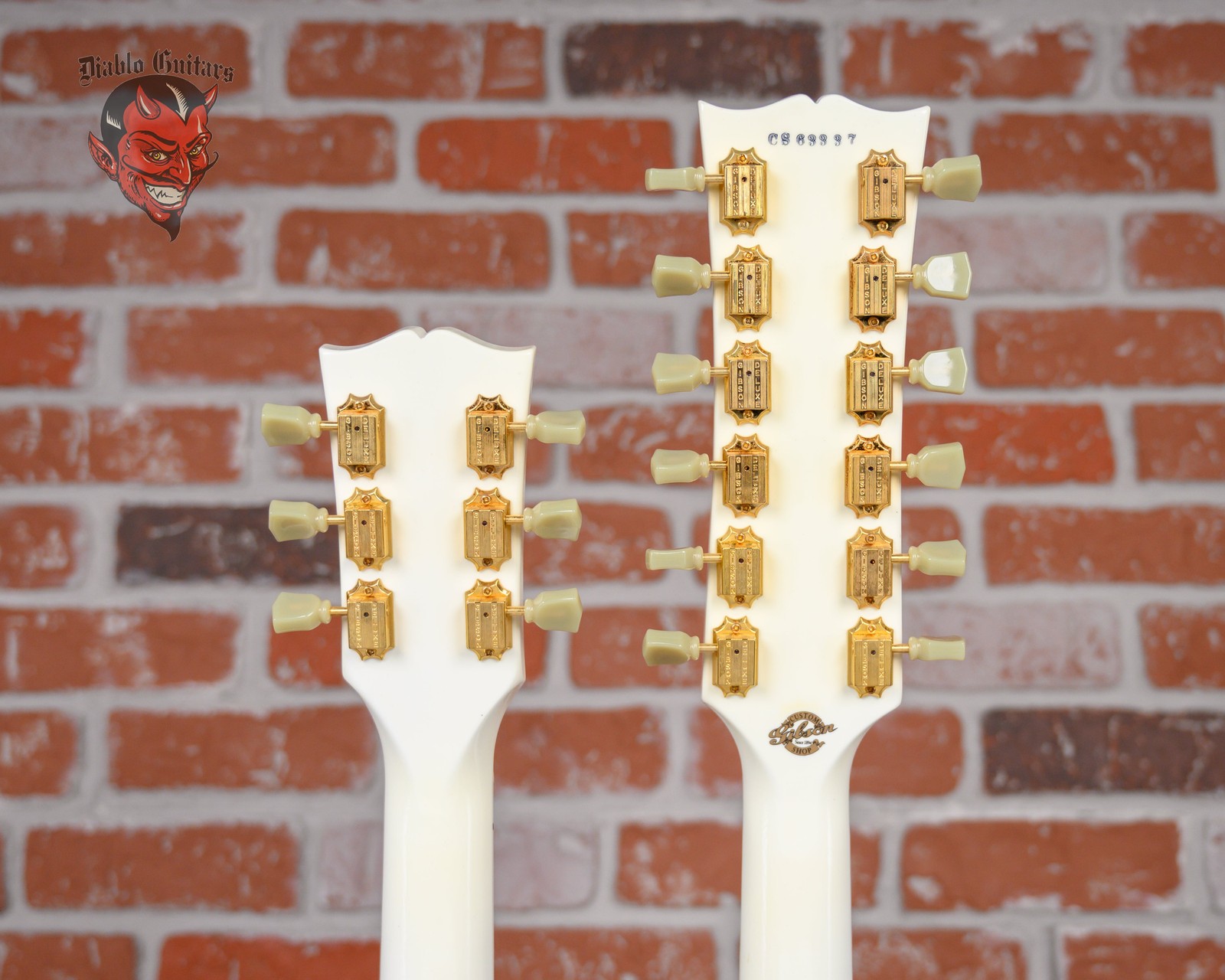 Gibson Custom Shop EDS-1275 Double Neck Alpine White 2008 w/OHSC