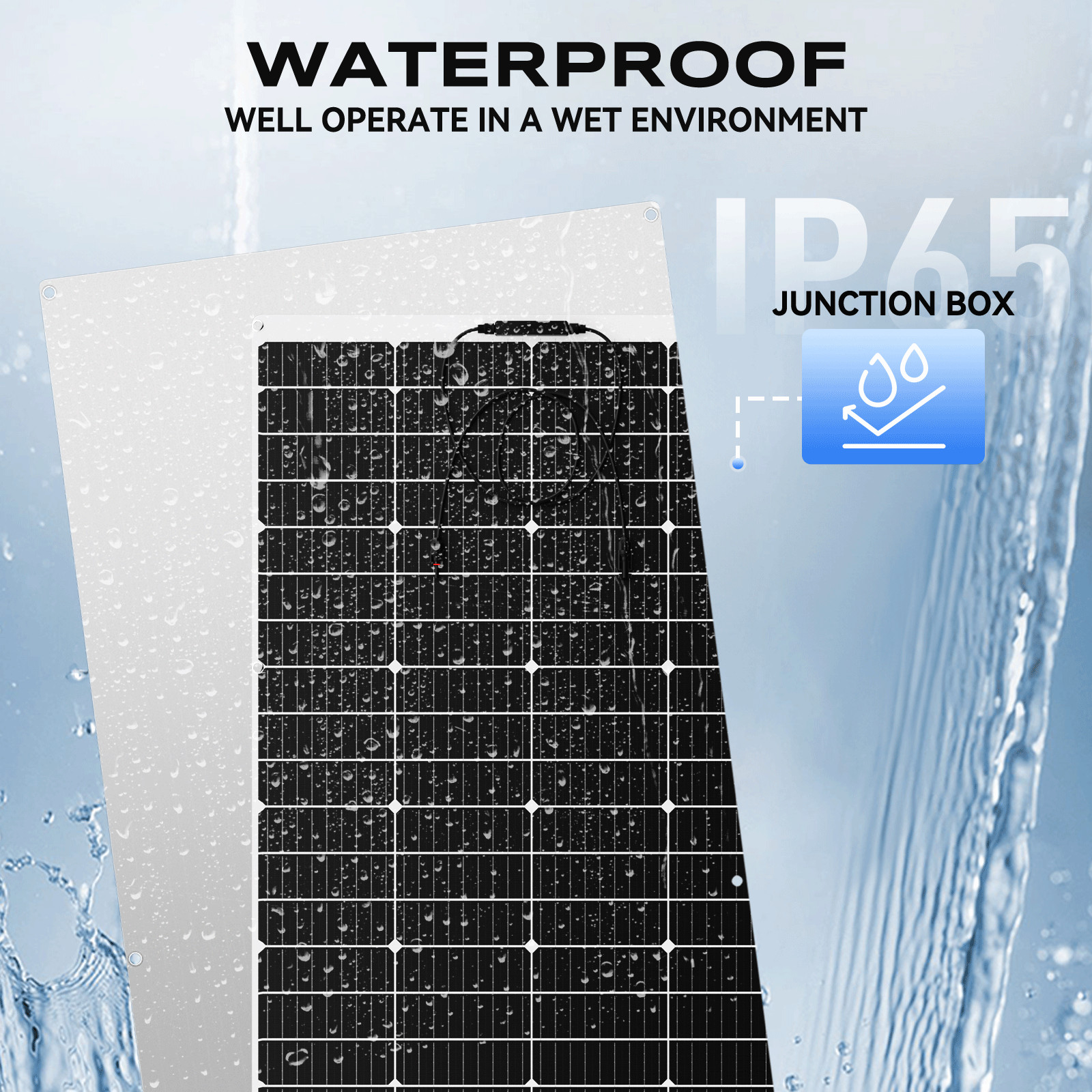 150Watt Mono Solar Panel 12V Battery Charging RV Home Off-Grid Boat Power Carava
