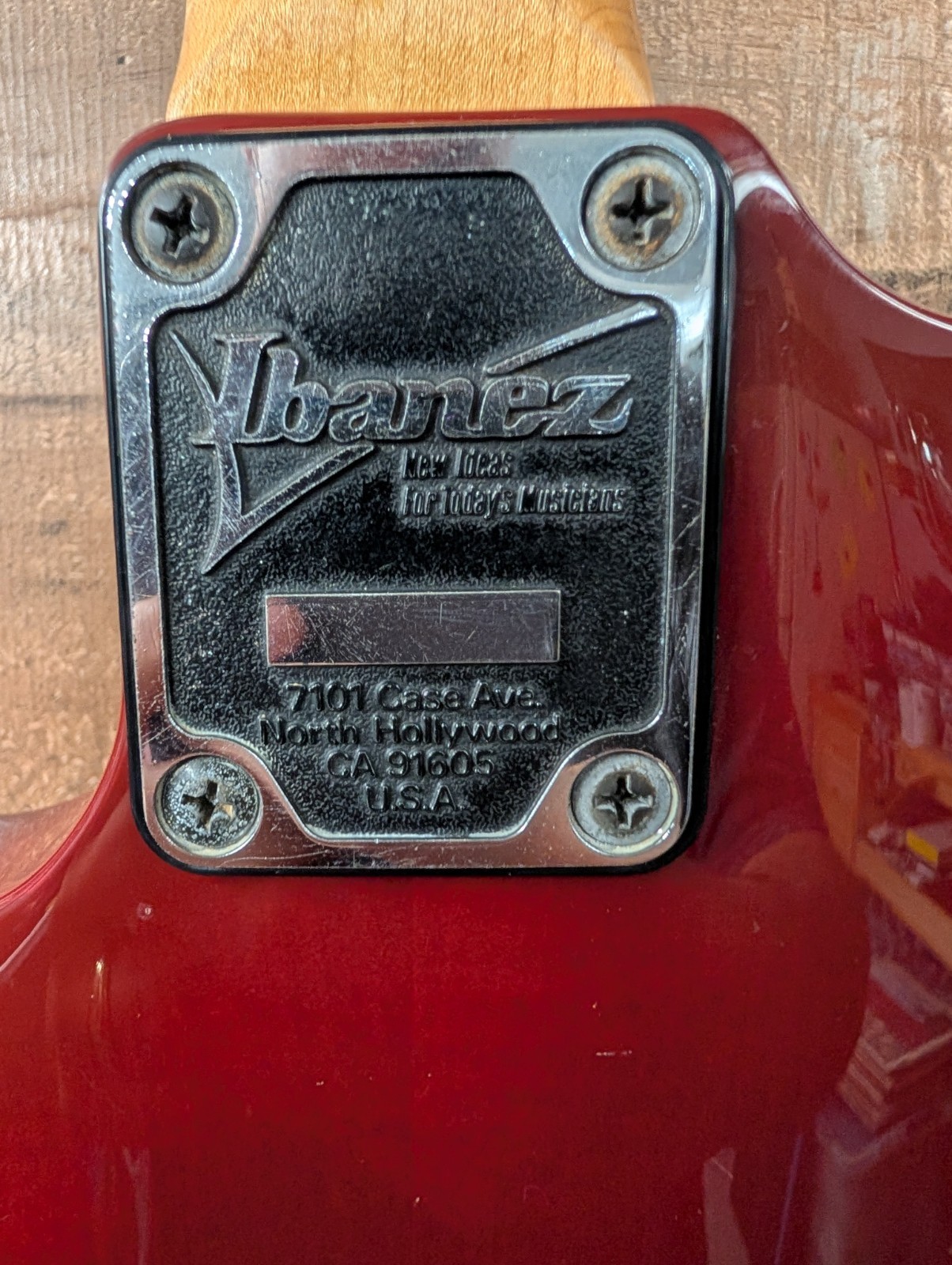 Ibanez Saber S-540 Custom Made 1990 USA/ Hollywood Plate