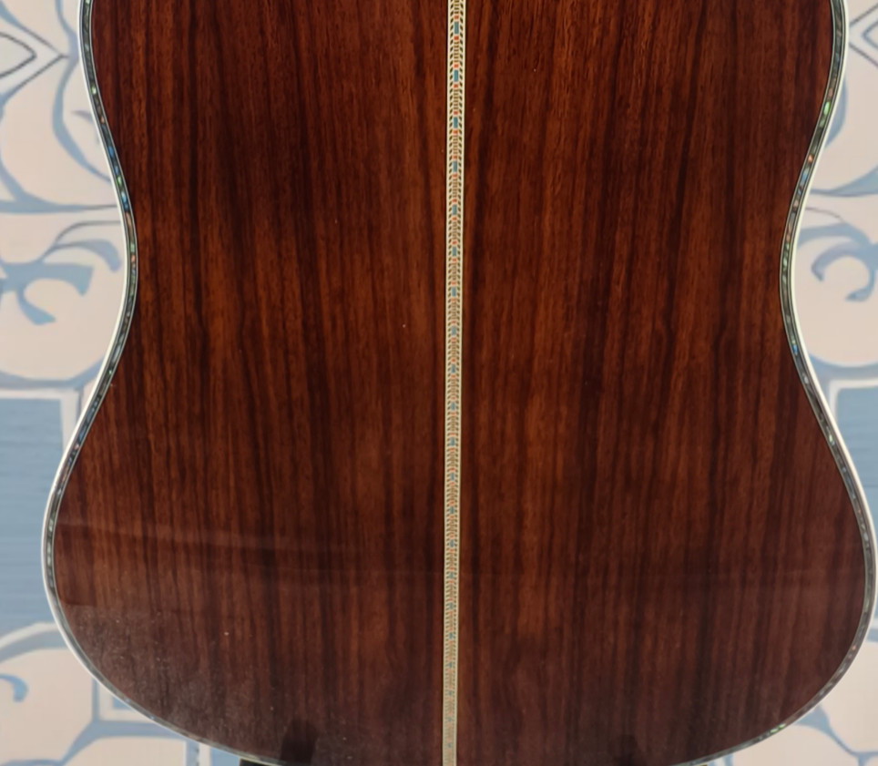 US Ship D-45 Style Dreadnought Acoustic Guitar Solid Spruce Top Rosewood