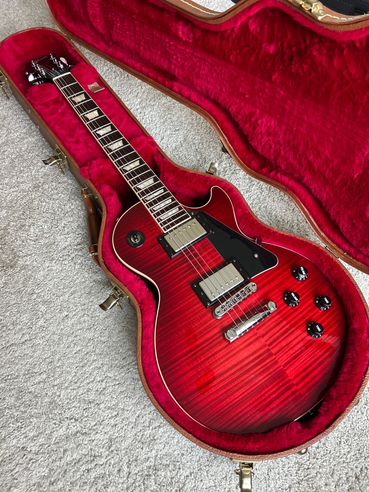 Gibson Les Paul Standard AAA Flame Maple Top 2018 – Blood Orange Burst