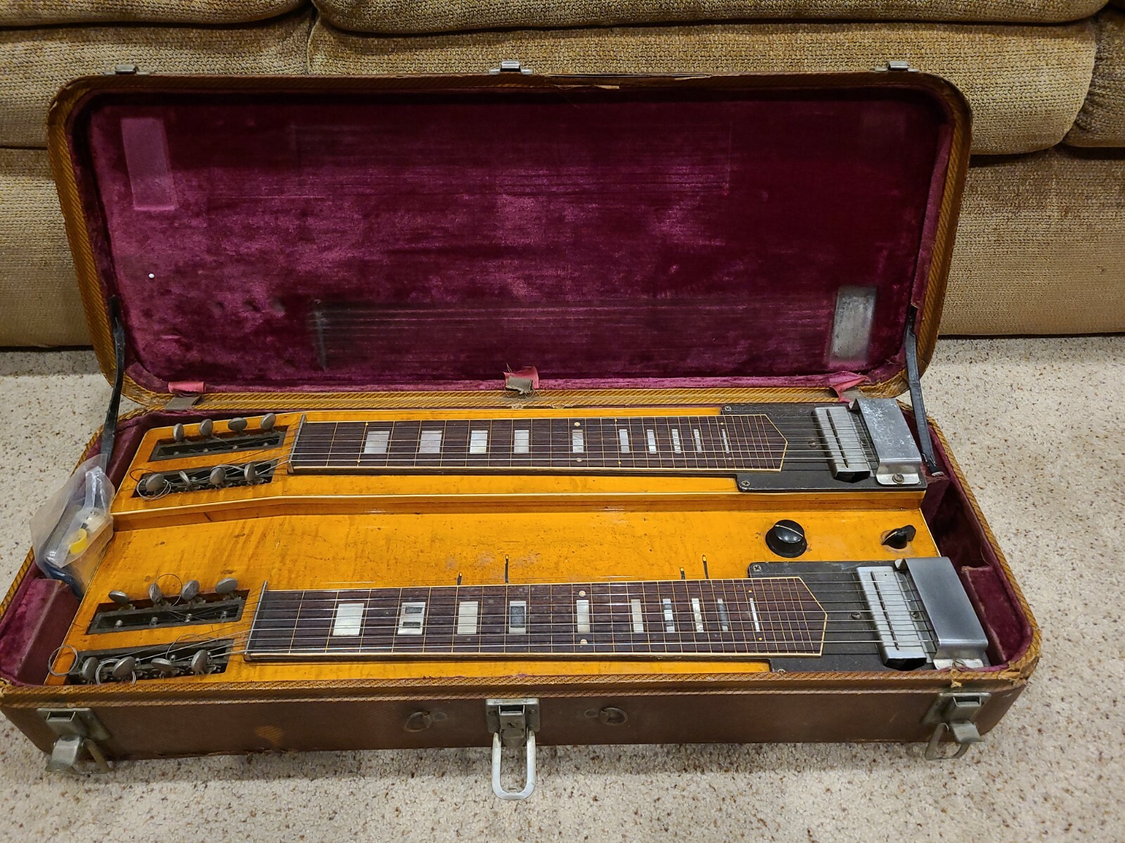 Gibson Console Grande F907-7 Double dual Tabletop lap steel Guitar Stand USO