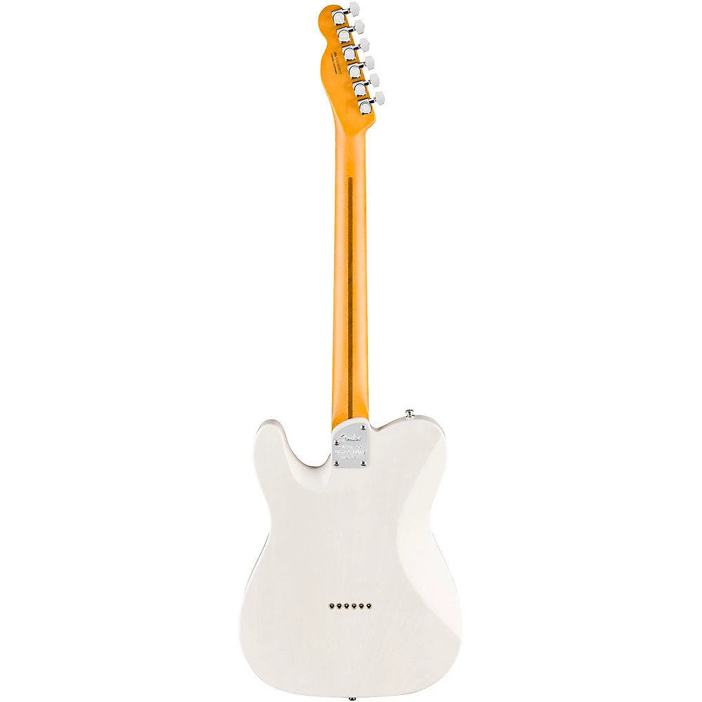 Fender American Ultra Luxe Vintage ’50s Telecaster Maple FB Guitar White Blonde