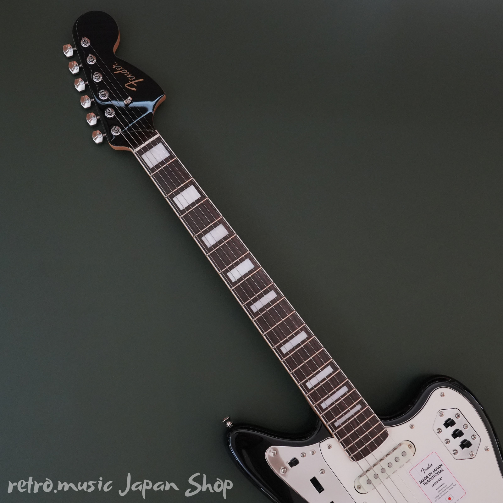 Fender Made in Japan Traditional Late 60s Jaguar Rosewood Black