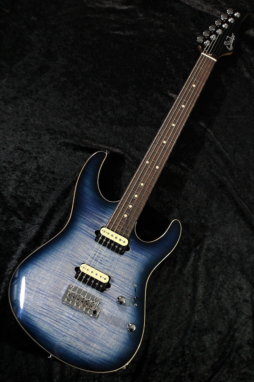 Suhr JE-Line Modern Plus Ash/PF Faded Trans Whale Blue Burst Gloss #86691 3.39kg
