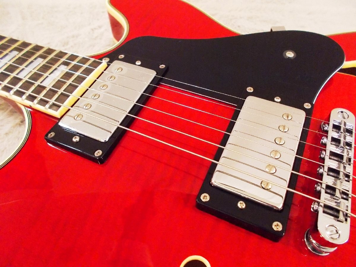 Semi-Acoustic Electric Guitar Sire Larry Carlton H7 STR Red 2N25770483