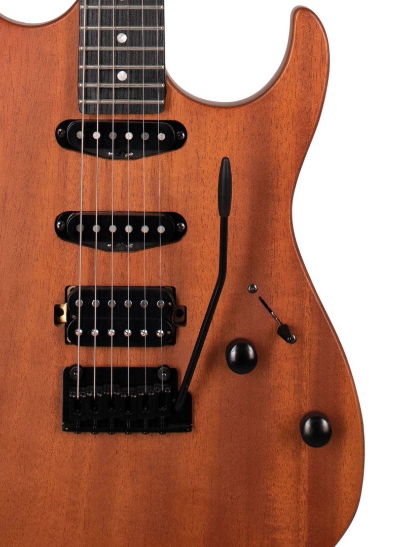 Tagima NTMS-DF Stella Natural Satin Mahogany Electric Guitar – Demo