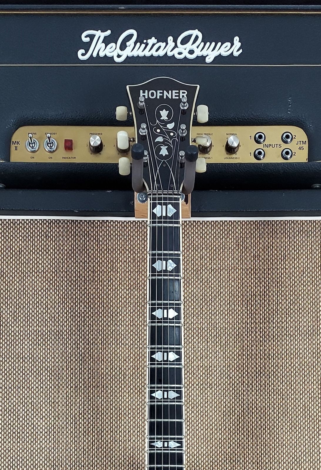 1960 Hofner Club 60 Toaster Pickups Original bridge and pickguard included! (188