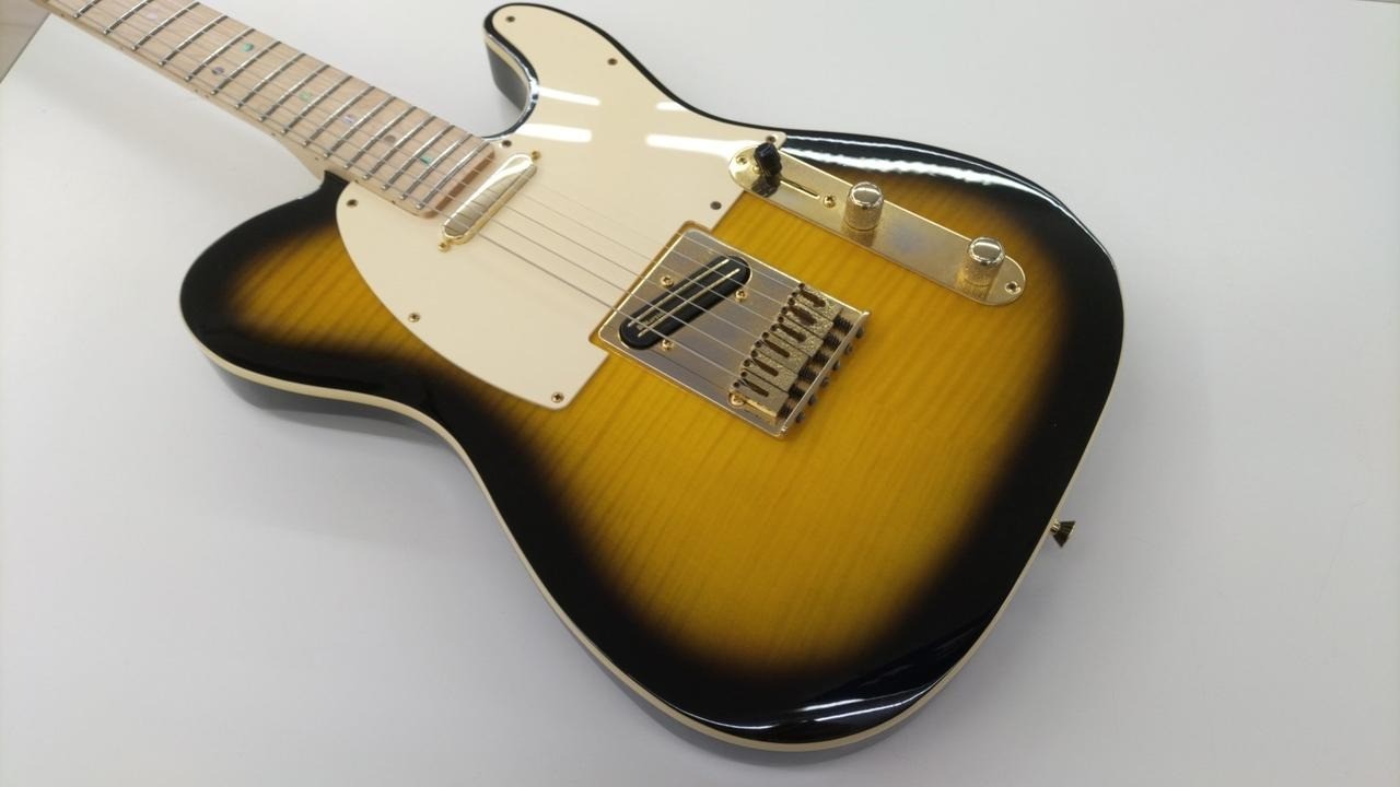 Fender Richie Kotzen Telecaster 2 Tone Sunburst Gold Hardware Made in Japan 2022
