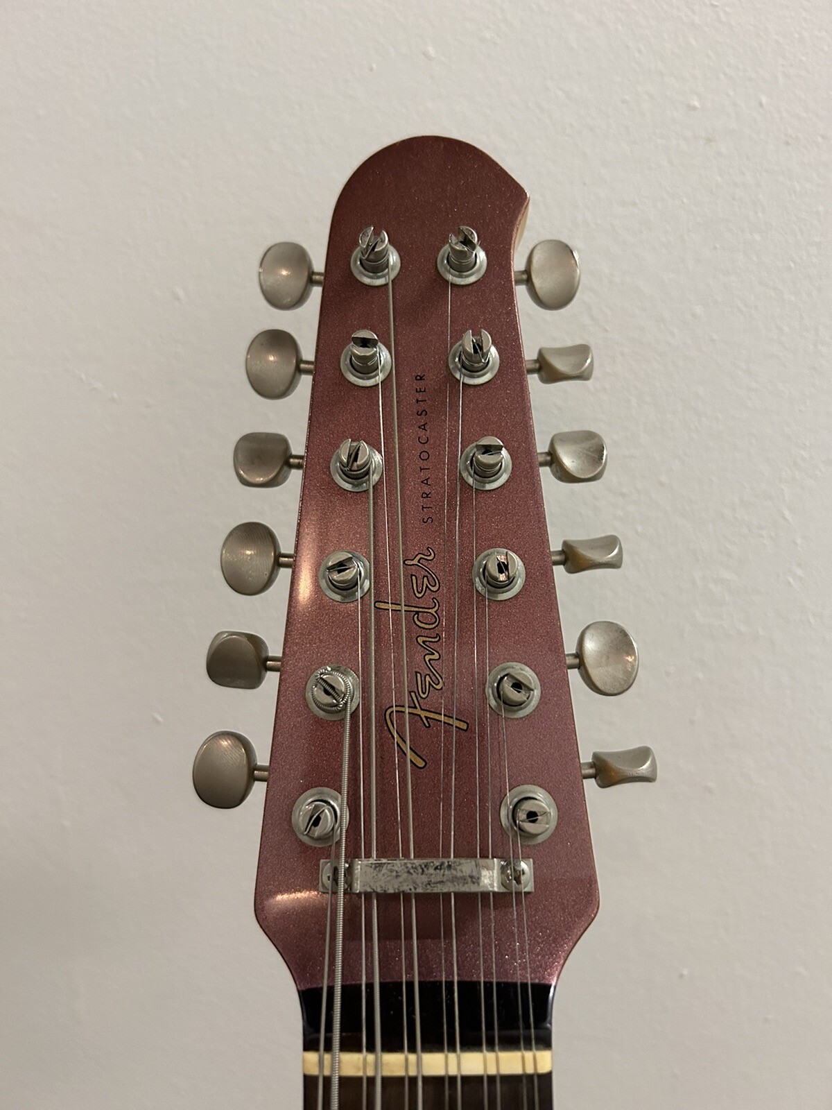2003-2004 Fender Japan Stratocaster XII 12-String Electric Guitar Burgundy Mist