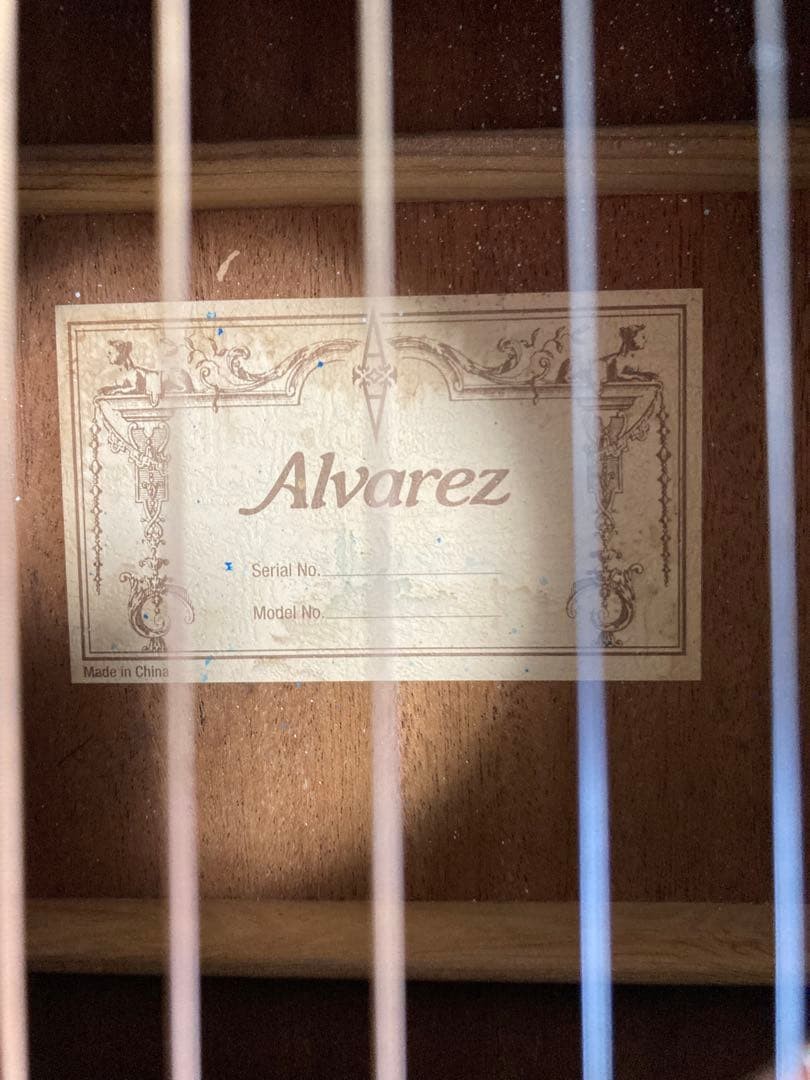 Alvarez electric acoustic guitar modified product hard case USED