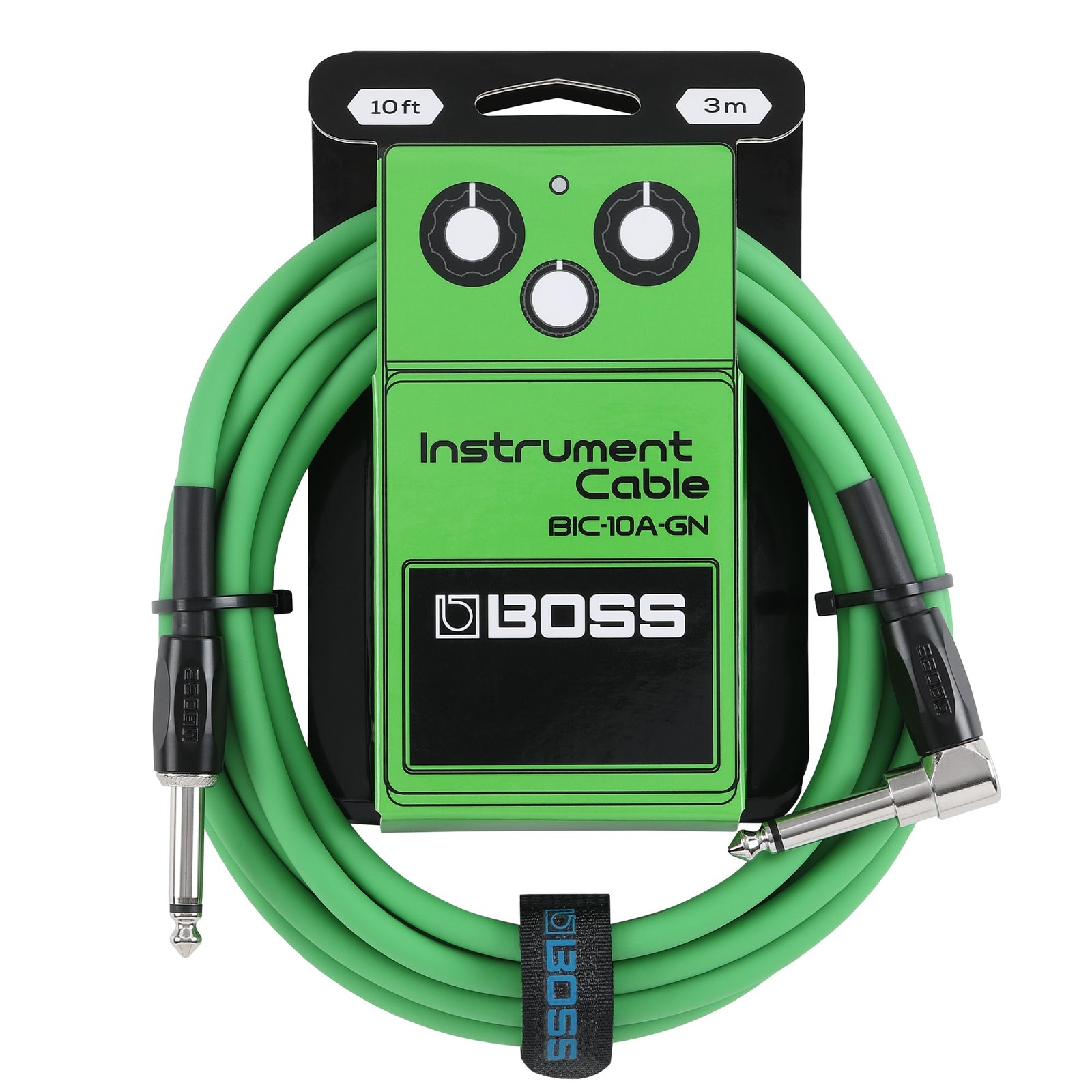 BOSS BIC-10A-GN connecting guitar bass to effects and amplifiers