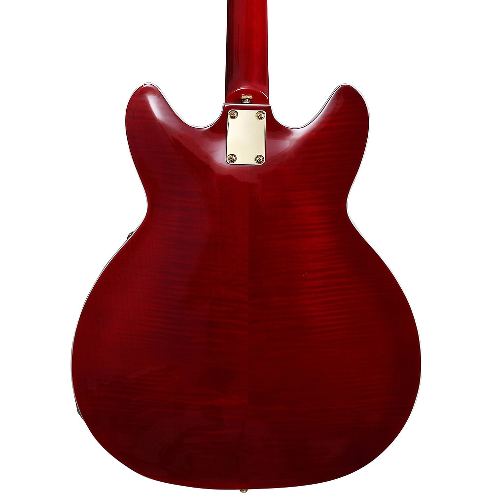 Hagstrom ’67 Viking II Hollowbody Guitar Transparent Wild Cherry 197881060619 RF