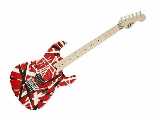 EVH Striped Series – Red with Black Stripes