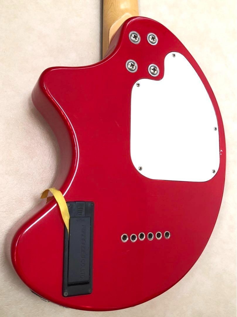 Fernandes ZO-3 Mini Electric Guitar Red Built-in Amp Headphone Jack From Japan