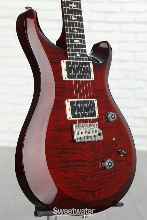PRS S2 Custom 24 Electric Guitar – Fire Red Burst