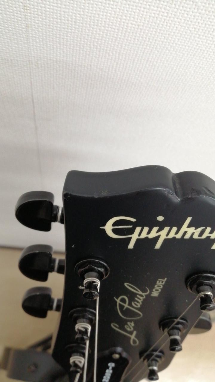 [EPIPHONE] LESPAUL GOTHIC Used Mahogany body/neck Rosewood fingerboard Gig case