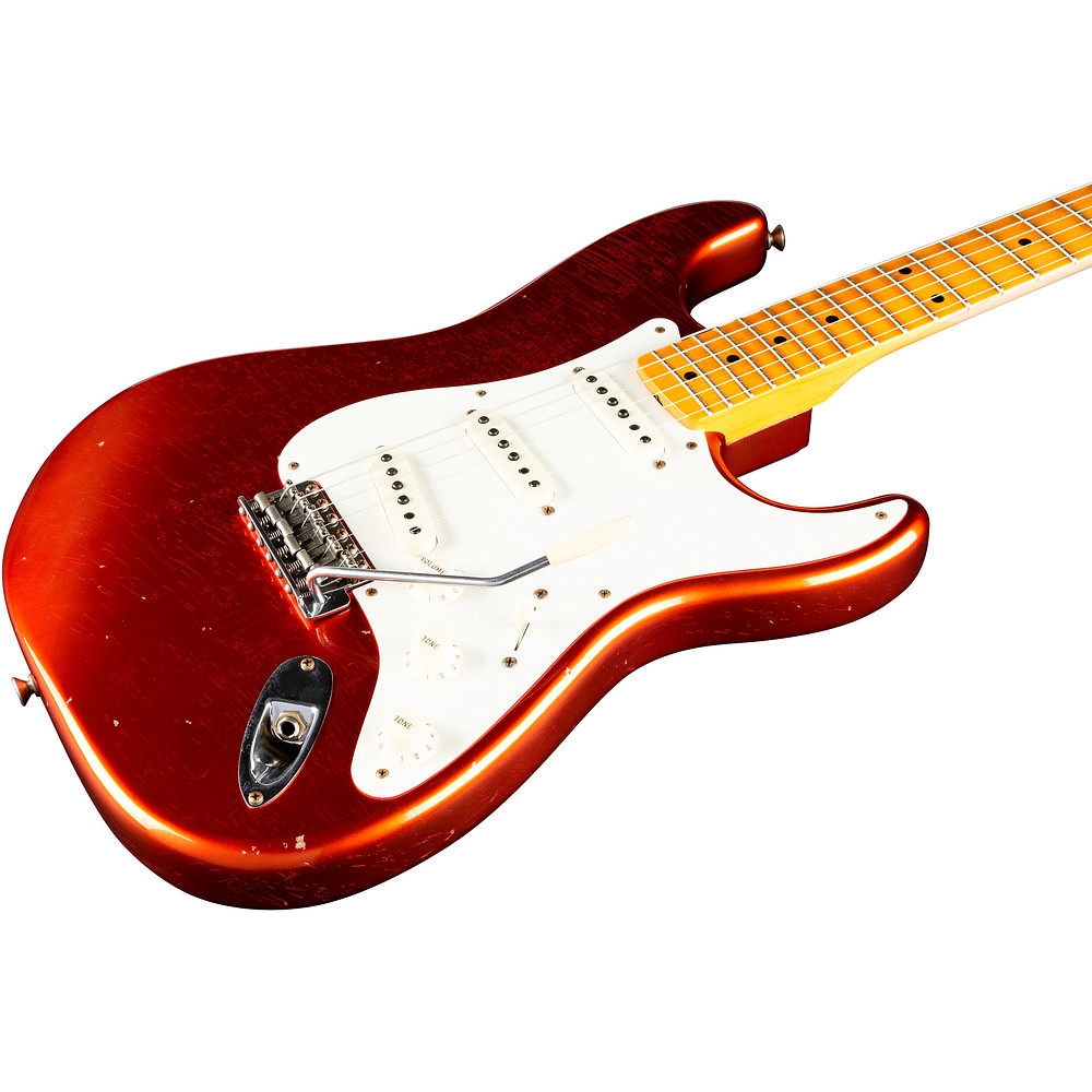 Fender CS LE ’56 Stratocaster Relic Guitar Super Faded Aged Candy Apple Red