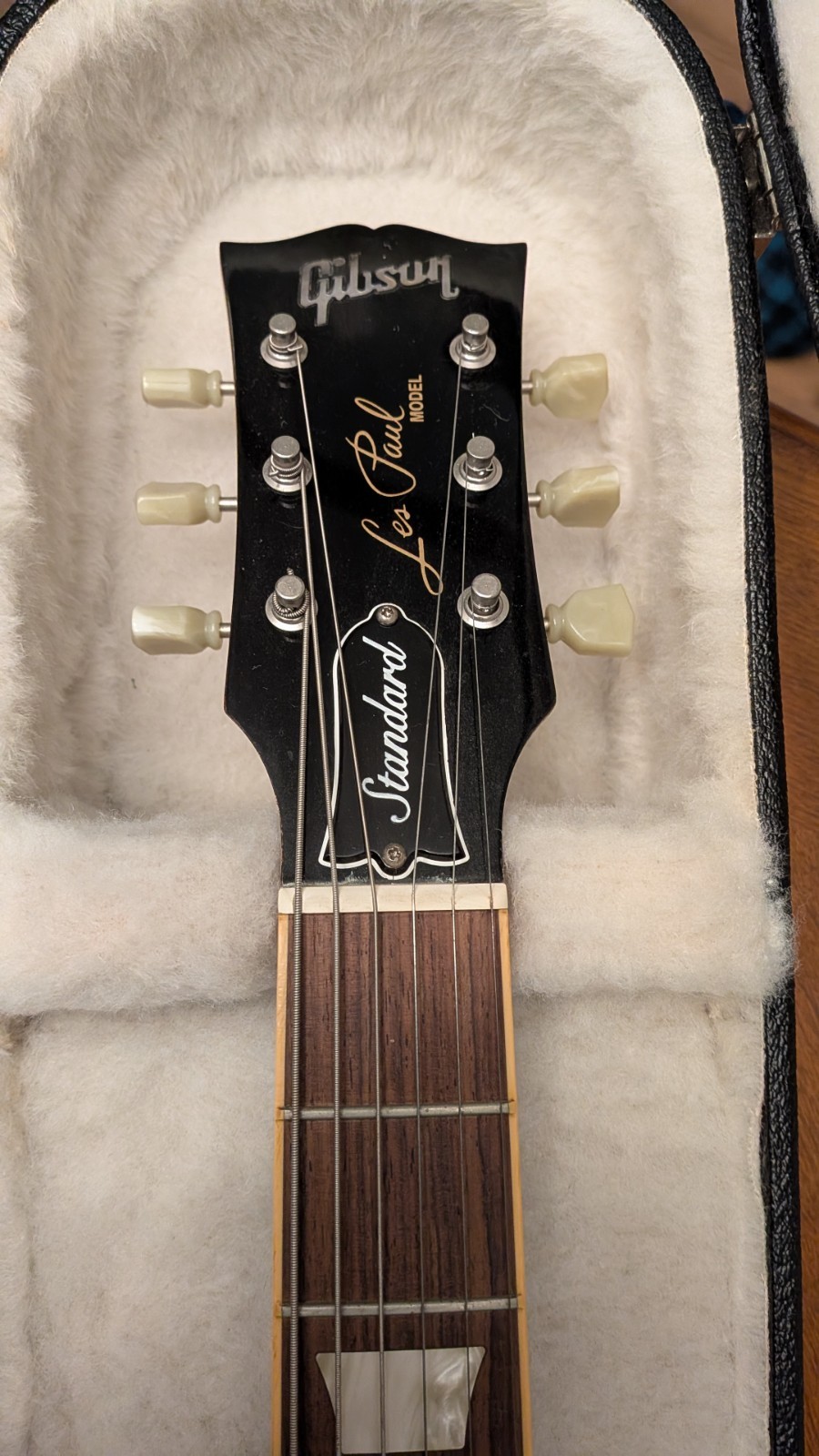 2006 Gibson Les Paul Standard Electric Guitar Trans Amber 6-String with OHSC