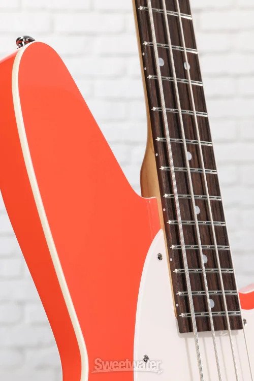 Reverend Mercalli 4-string Electric Bass Guitar – Feisty Red with Rosewood