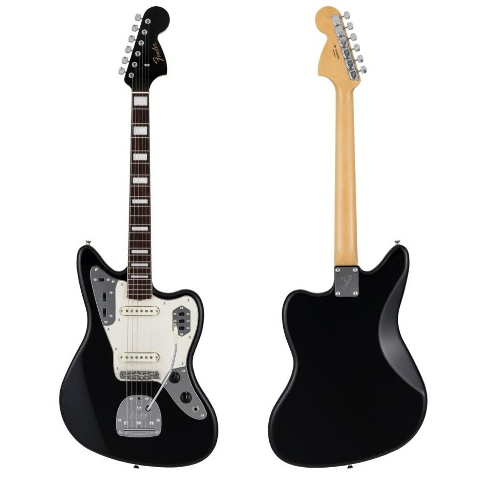 Fender Made in Japan Traditional Late 60s Jaguar Black Electric Guitar
