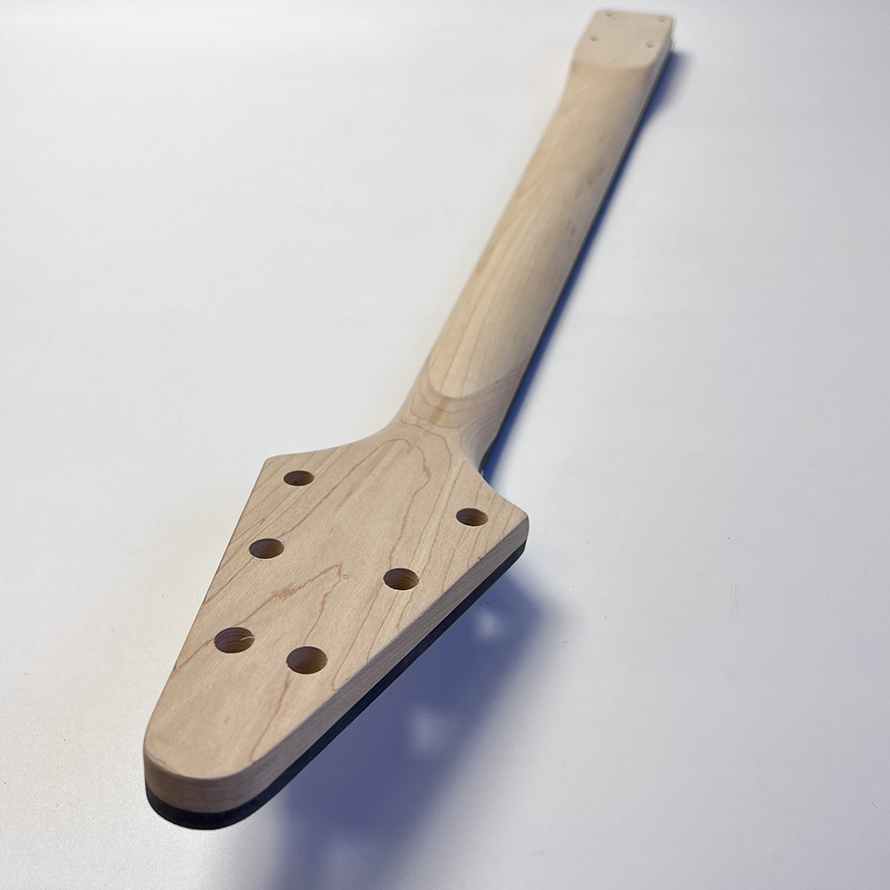 DIY Electric Guitar Kits Unfinished Spalted Maple Top FREE SHIP Bone Nuts