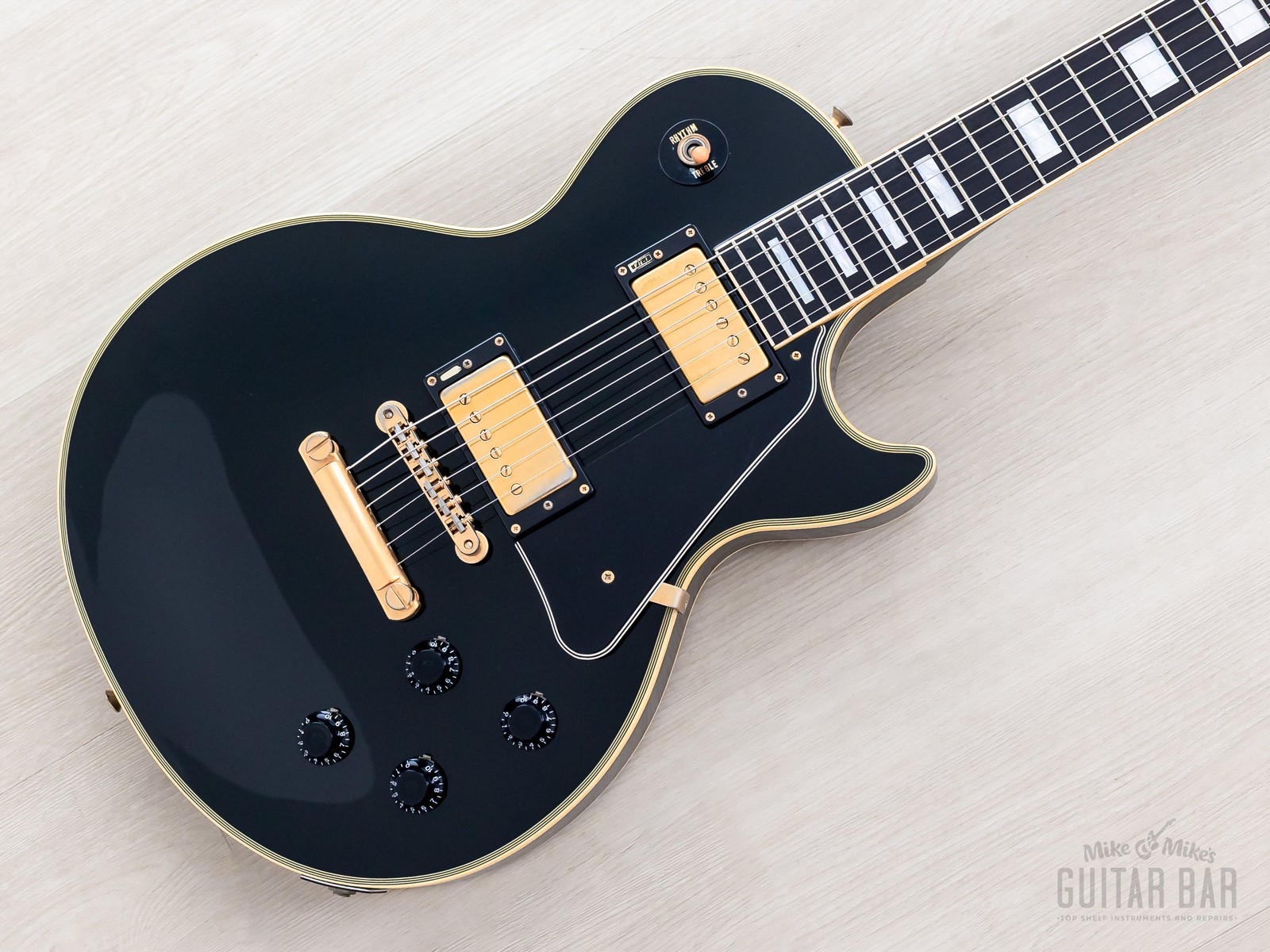 1990 Burny RLC-70 ‘60 Model Vintage Black Beauty Custom w/ VH-1 Pickups, Japan