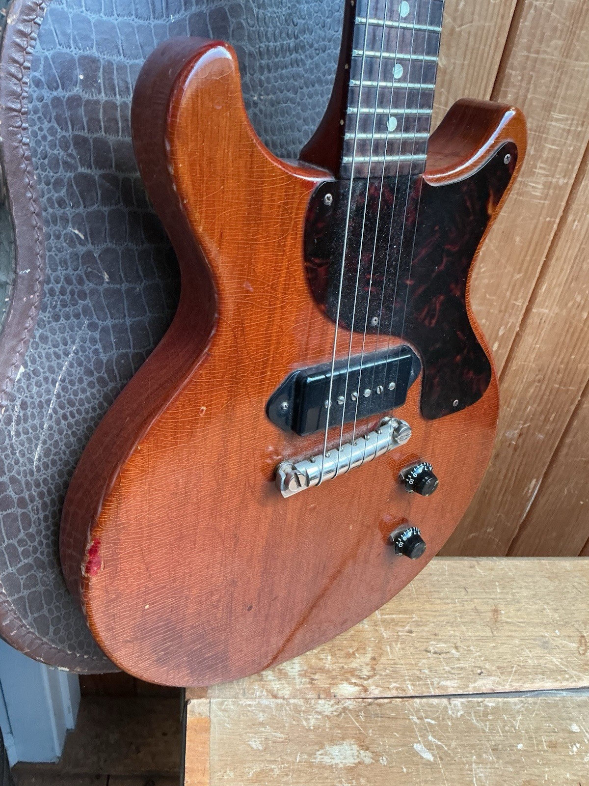 1959 Gibson Les Paul Junior Vintage ’59 Jr. Electric Guitar P-90 Pickup, Case