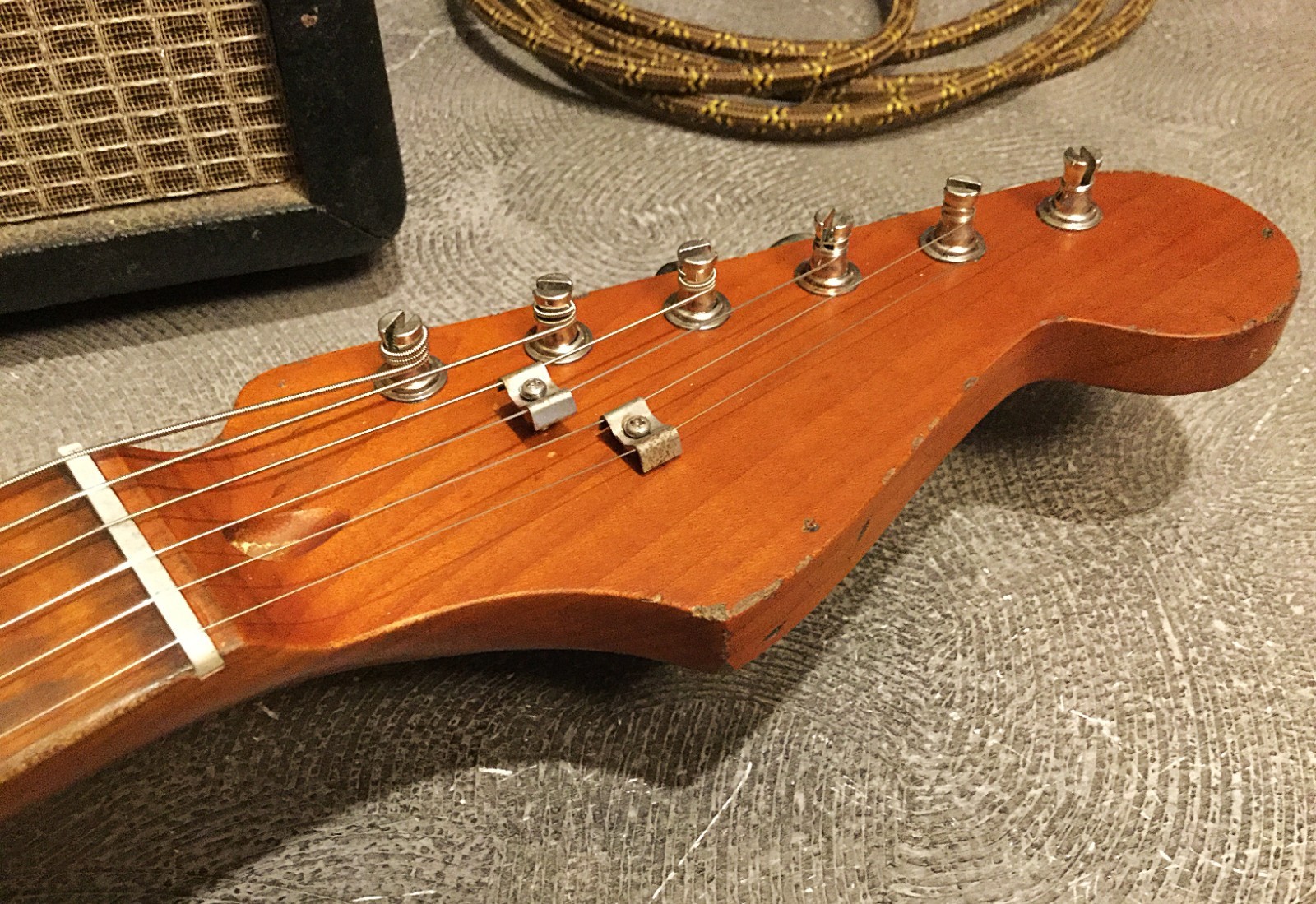 USA Relic Electric Guitar Road Worn Blue Mist by Nate’s Relic Guitars