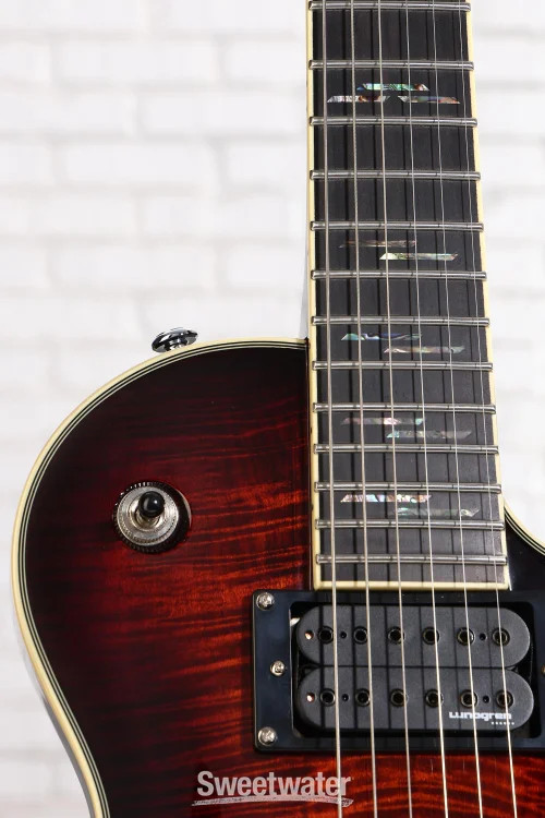 Schecter Solo-II Supreme Electric Guitar – Cat’s Eye Black Burst
