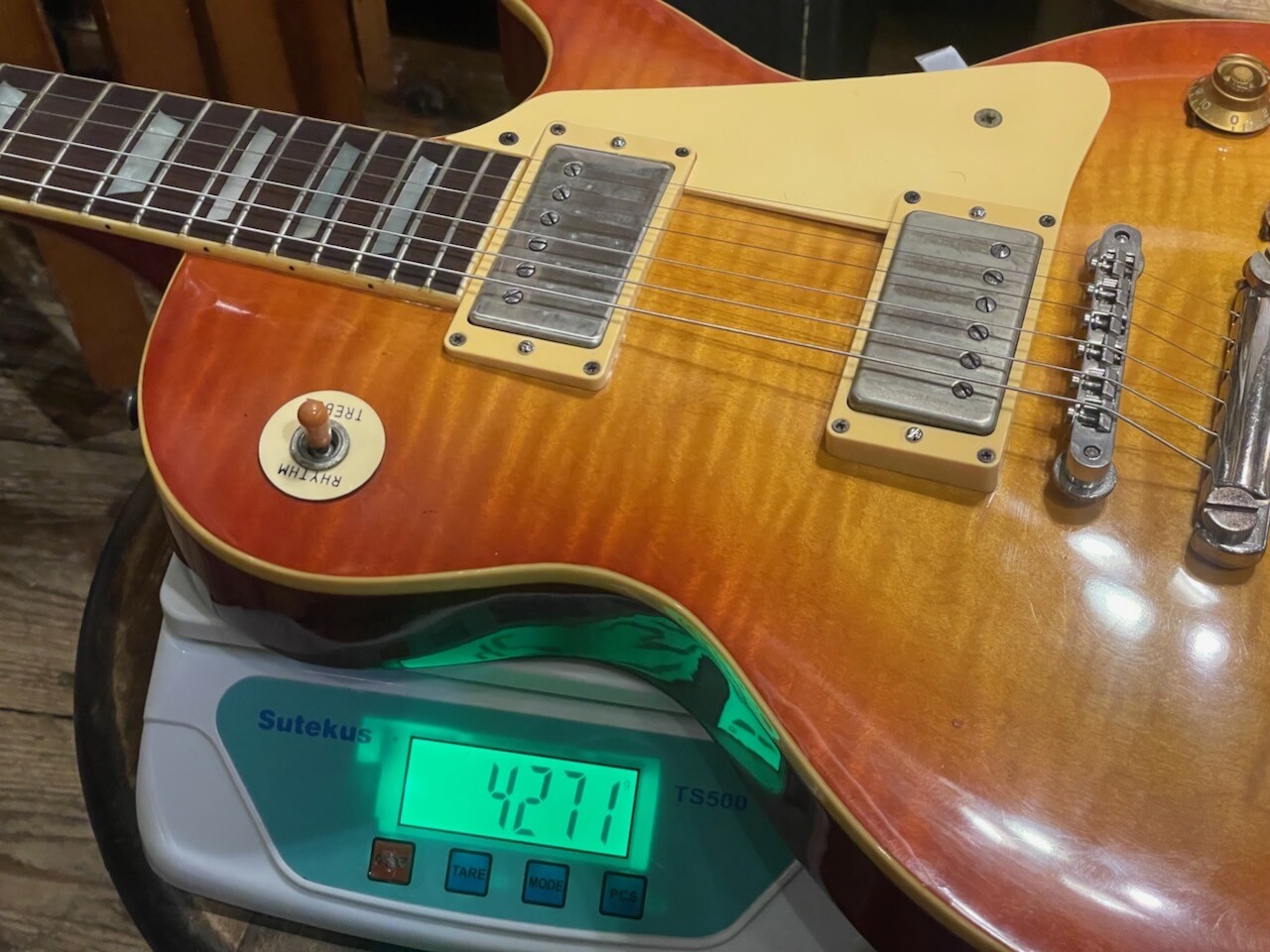 Greco EGF-1200 Les Paul type Cherry Sunburst Electric Guitar Used From Japan