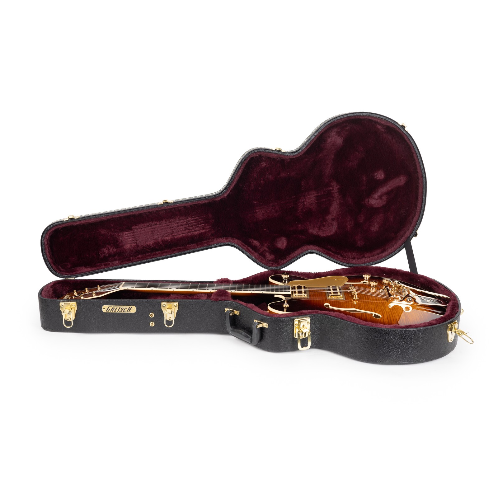 Gretsch Broadkaster LX Figured Center Block with Bigsby – Havana Burst