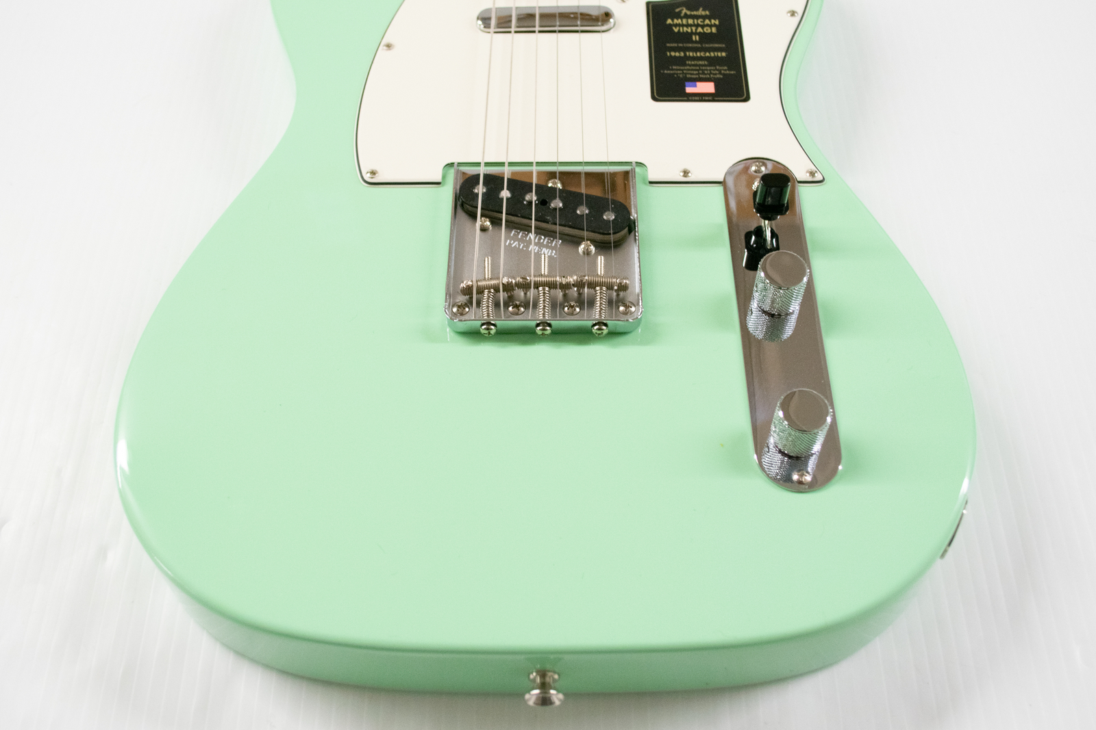 Fender American Vintage II 1963 Telecaster Electric Guitar – Surf Green