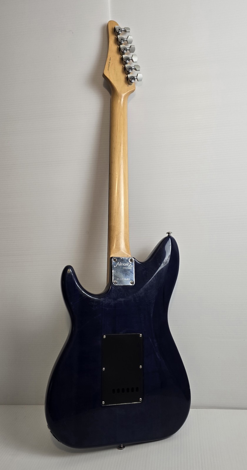 Alvarez Classic Custom Electric Guitar Korea HSS Strat Style Blue